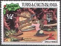 Turks and Caicos Isls 1981 Walt Disney 1/4 ¢ Multicolor Scott 496